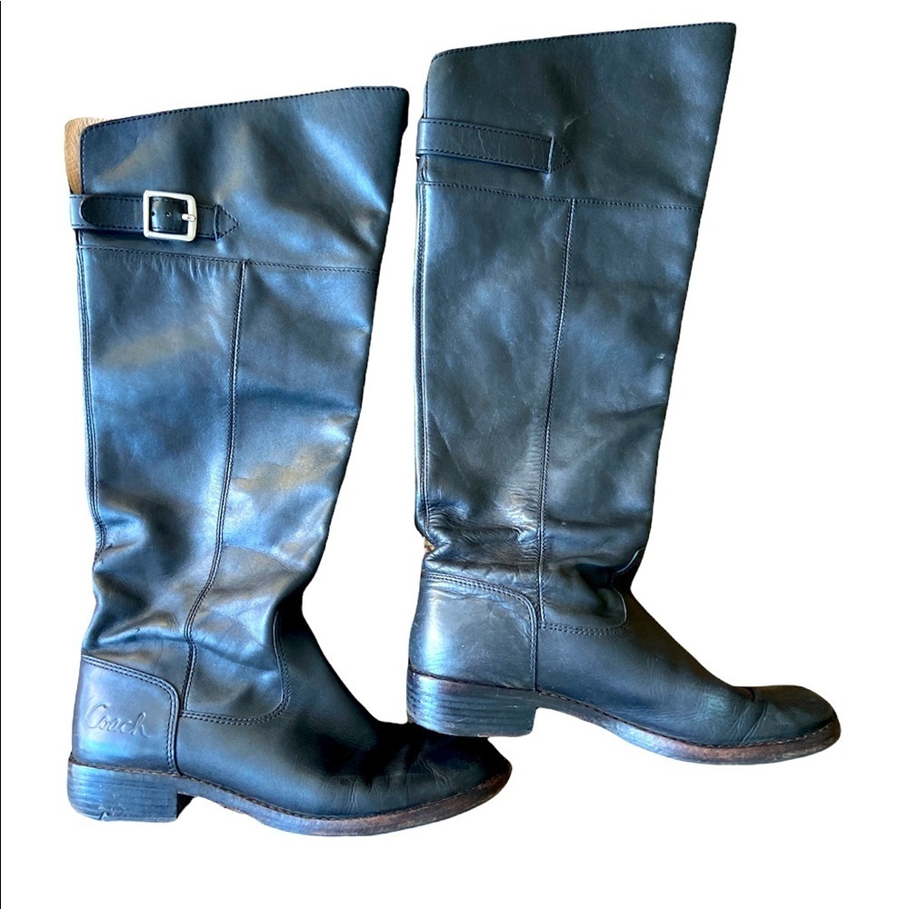 Coach Riding Leather  Boots Size 6.5